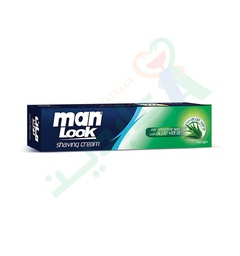 [56897] MAN LOOK SHAVING CREAM. (SENSITIVE) ALOE 90GM 3.L.E--