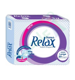 [64308] RELAX ADULT DIAPER LARGE 20 DIAPER
