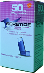 [51416] SERETIDE EVOHALER 25/50 MG 120 DOSE