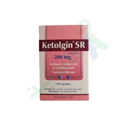 [3430] KETOLGIN SR 200 MG 10 CAPSULES