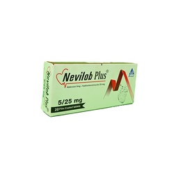 [60352] NEVILOB PLUS 5 / 25 MG 20 TABLET