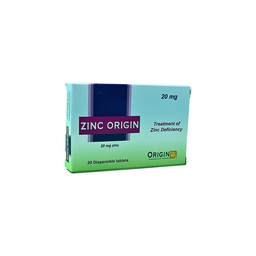 [49117] ZINC ORIGIN 20 MG 20 TABLET