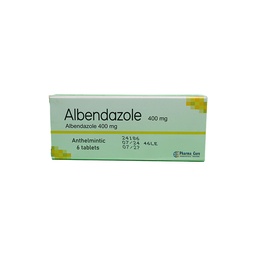 [19831] ALBENDAZOLE 400 MG 6 TABLET