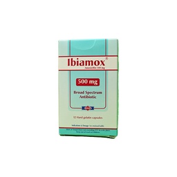 [3717] IBIAMOX  500 MG  12 CAPSULES