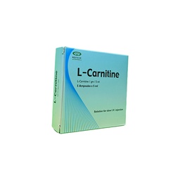 [37423] L - CARNITINE 1 GM / 5 ML 5 AMPULES