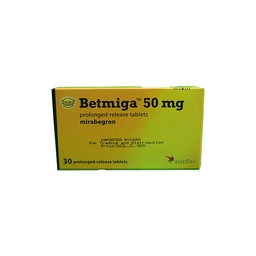 [67863] BETMIGA 50MG PROLONGED - RELEASE 30 TABLET