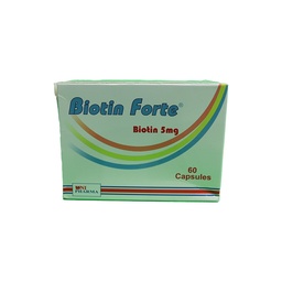 [47335] BIOTIN  FORTE  5 MG  60 CAPSULES
