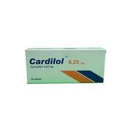 [50806] CARDILOL 6.25 MG 30 TABLET