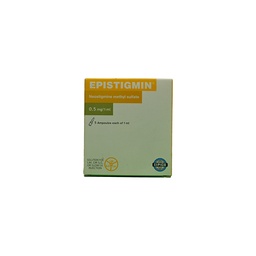 [2611] EPISTIGMIN  0.5%  5 AMPOULES 5 ML