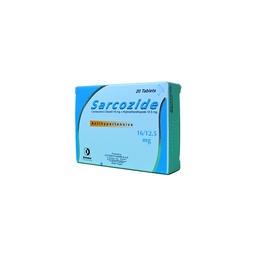 [49085] SARCOZIDE 16/12.5 MG 20 TABLET