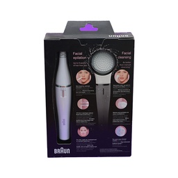 [65239] Braun face cleansing brush+mini epilator 831