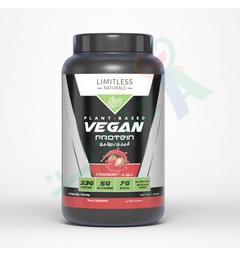 [100896] LIMITLESS VEGAN PROTEIN STRAWBERRY 1000G