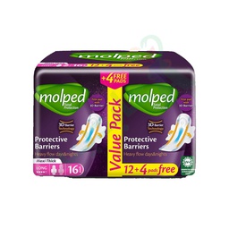 [100735] MOLPED TOTAL PROTECTION MAXI EXTRA LONG 16 PADS--