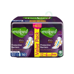[100549] MOLPED TOTAL PROTECTION MAXI THICK LONG 16 PADS--