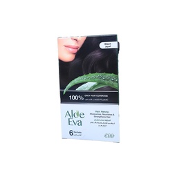 [102234] ALOE EVA HAIR HENNA BLACK 6 SACHETS