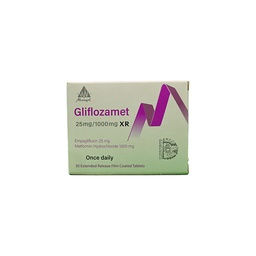 [99757] GLIFLOZAMET XR 25MG/1000MG 30 TAB