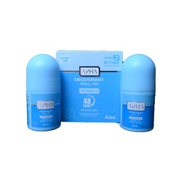 [110940] AZHA DEO ROLL ON (BLUE)50ML 2PIECES SP OFFER 1 ONE UNIT