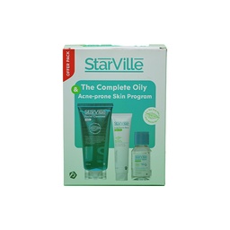 [111187] STARVILLE CLEANS GEL+MISELLAR WATER+ACNE CREAM OFF 1 BOX