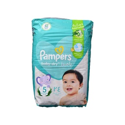 [111313] PAMPERS SIZE (5) 24 DIAPERS 1 BOX