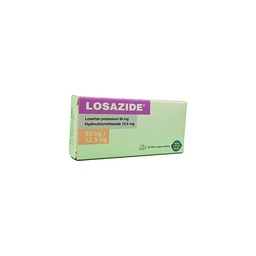 [110527] LOSAZIDE 50/12.5 mg TAB 3 STRIP 30 TAB