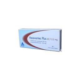 [110615] VECOVARTEC PLUS 20/12.5 MG TAB 4 STRIP 28 TAB