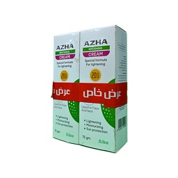 [110169] AZHA WHITENING CREAM SPF20 75GM+1 SP OFFER 1 ONE UNIT