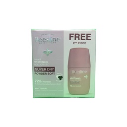 [110291] BEESLINE SUPER DRY POWDER SOFT ROLLON 2PCS SP.OFF 1 BOX