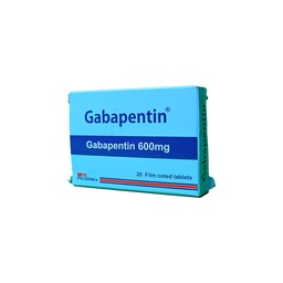 [108648] GABAPENTIN 600 MG TAB 2 STRIP 20 TAB