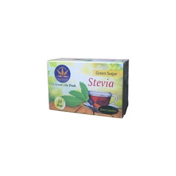 [108248] STEVIA GREEN SUGAR 10 BAGS 1 BOX