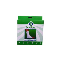 [107627] HEALTHIER CLOSE ANKLE SUPPORT L انكل شراب 1 BOX