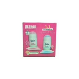 [107519] DRAKON WHIT ROLL-ON PINK BUBBLE+ROLL LOLLIPOP FREE 1 BOX