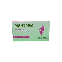 [106572] DIENODIVA 2MG/0.03MG TAB 1 BOX 21 TAB