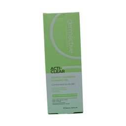 [106668] DERMACTIVE ACTI-CLEAR GENTLE CLEANSI FOAM GEL200ML 1 BOX